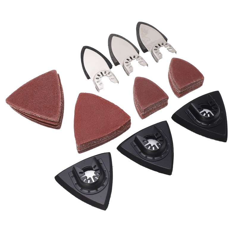 106Pcs Oscillating Tool Sanding Pads Kit for Metal 6Pcs Finger