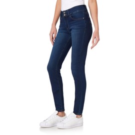 WallFlower Women's Ultra Skinny Mid-Rise Insta Soft Juniors Jeans (Standard and Plus), Lake Pure, 5