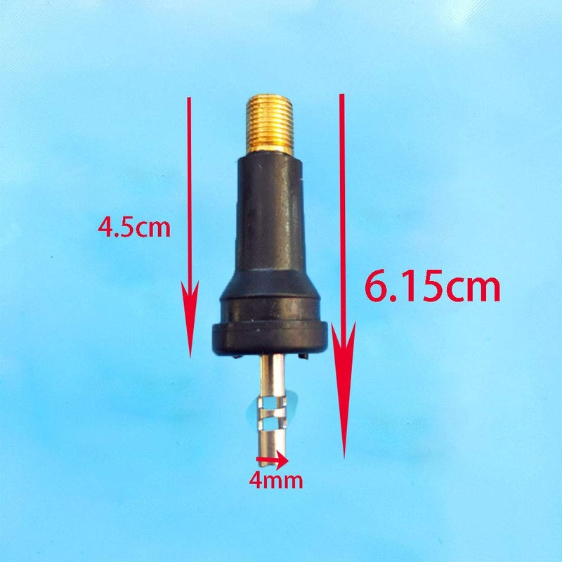 2Pcs TPMS Valve Stem, Tire Pressure Sensor Valve Stem, Rubber