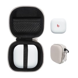 CaseSack Case for Fit Pro True Wireless Noise Cancelling Earbuds (White Smoke)