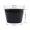 100PCS Net Cups with 100PCS Sponges Plastic Breathable Bottomless Garden