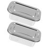 LALADEFIEE 2Pcs Stainless Steel Refrigerator Storage Box Set with Airtight