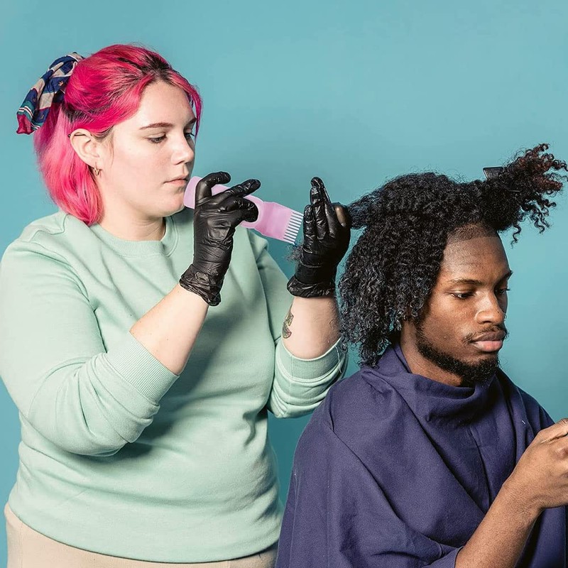 Norhogo 2 Pieces Hair Dye Brush Bottle Root Comb Applicator