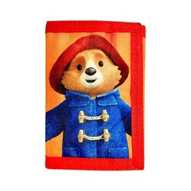 TDL Kids Children's Tri-Fold Wallet Paddington Bear Orange Coins Notes Money Original Purse