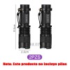 MHUITW 2pzs Linterna Táctica UV LED 395nm con Zoom y