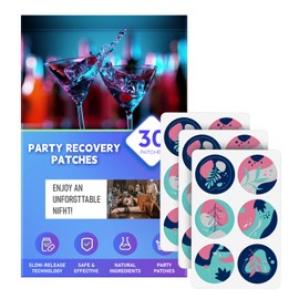 Recovery Patches 30 Pack - Enjoy No Regret Night and Wake Up Refreshed, Natural Formulas, for Enhanced Mornings, for Men and Women with, Blue - 9