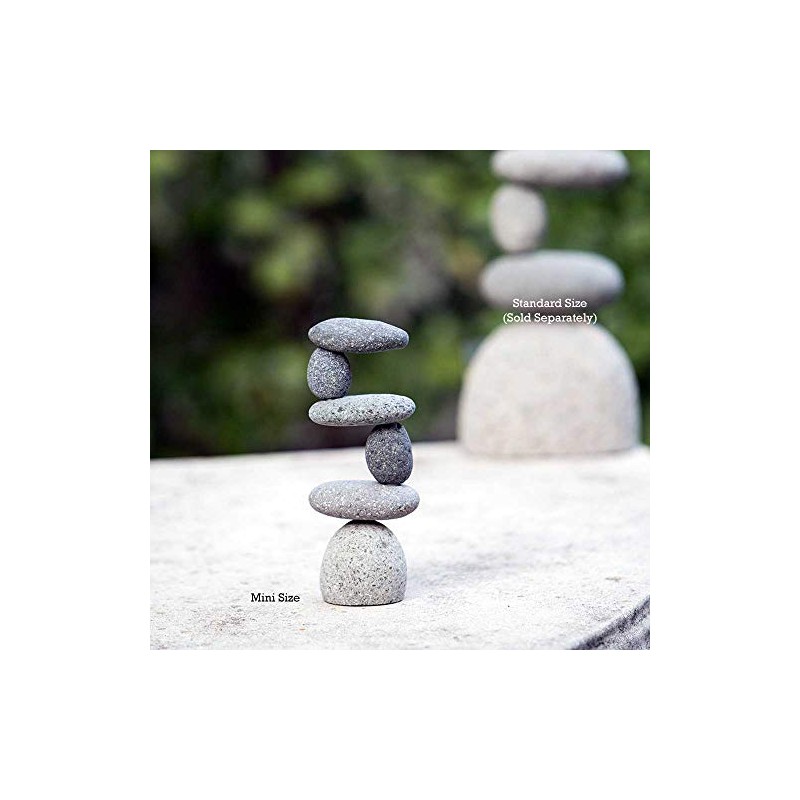 Zen Garden Mini Side 2 Side Balanced Stone Rock Cairn