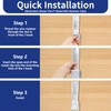 AOIGU 10 Pcs 4" Wall Mount J-Hooks,Galvanized Steel Cable Support