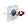 Jopto 4PCS Mini 3D Printer Fan 5010 Brushless DC 24V