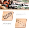 Peakloong 2Pcs 16 Inch Chainsaw Chain 3/8 LP 55 Drive