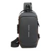 yuqing.fc Pechera Mochila Cruzada Para Hombre Lujo Antirrobo Carga Usb