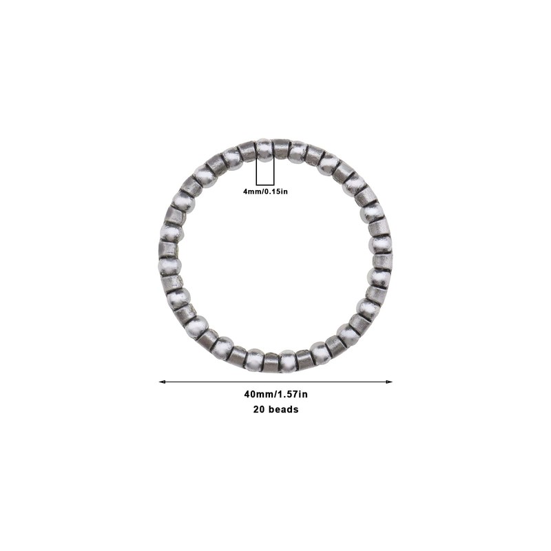 ECSiNG 10PCS Bicycle Ball Bearing Cycling Headset Bearing with 20