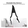 HDBUBALUS 22" Black Detachable Passenger Backrest Sissy Bar For Harley