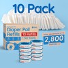 Reli. Diaper Pail Refill Bags, Compatible with Genie Complete, Expressions