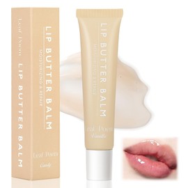 Summer Lip Balm, Conditioning Lip Gloss Tinted Lip Balm Nourishing Lip Mask, Natural Lip Butter Balm for Instant Brightened Moisture, Non-Greasy Soothes Dry Lip Care Oil for Men and Women (Vanilla)