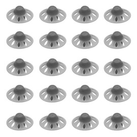 Hearing Aid Domes, 20pcs Hearing Aid Open Domes Suitable for Weople with Moderate Hearing Loss (L)