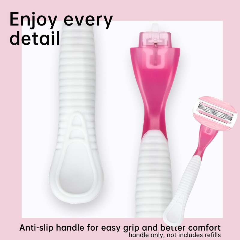 TEITEAI 2 Pack Replacement Razor Handle Compatible with Venus only