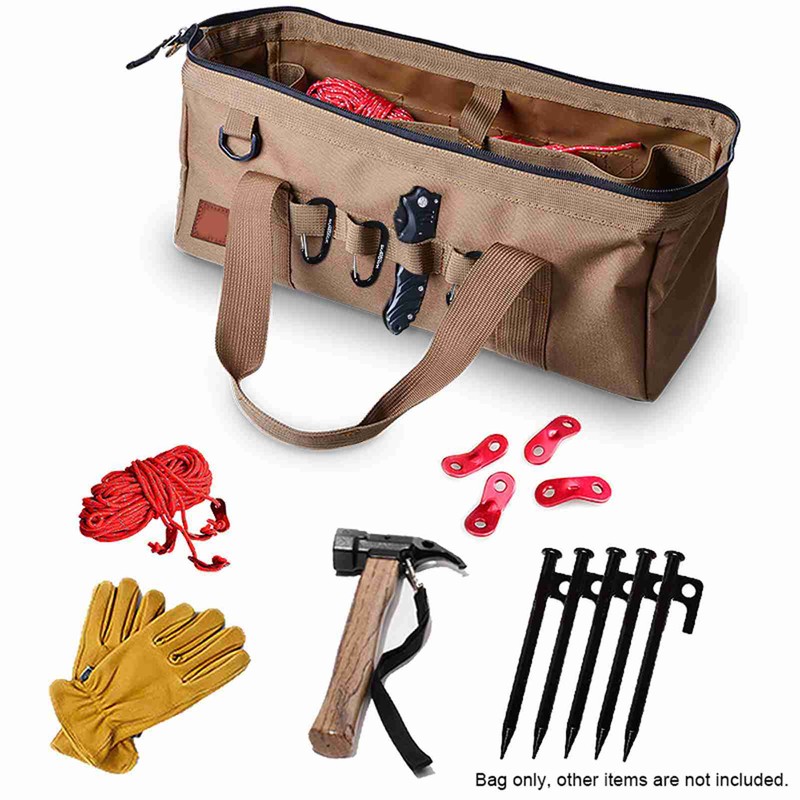 Camping Tool Bag Large Capacity Wide Mouth Storage Tool Bag