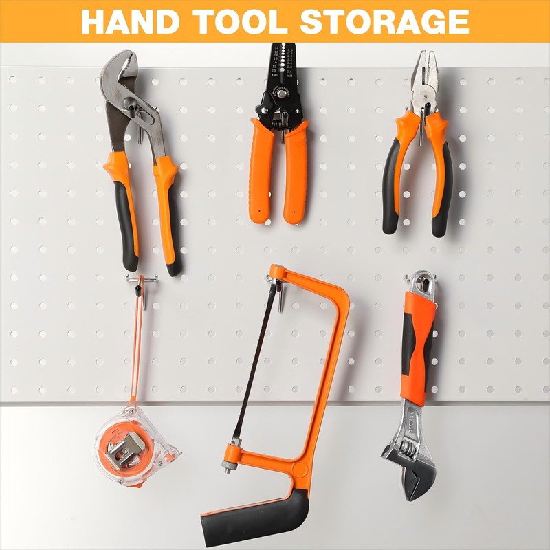 Moxweyeni 100 Pack Pegboard Hooks 6 Inch Metal Display Hooks