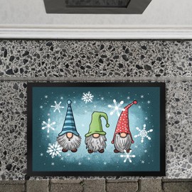 speecheese Christmas Gnome Doormat XL in 40 x 60 cm Doormat for Christmas Season Advent Funny Christmas Decoration Decoration for House Entrance Winter Anticipation of Christmas