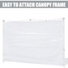 Door for 12x12 Canopy Frame One Central Zipper Design for