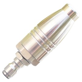 Turbo Nozzle Pressure Washer Tips, SUS 304 Stainless Steel 360°Rotating Turbo Nozzle Tips for Pressure Washer Power Washer 3600 PSI Max with 1/4”Quick Connector, 3.0 Orifice, 4.0 GPM, 180 °F