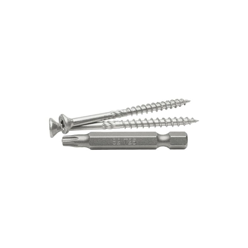 Proferred MAX Drive Professional Decking & Outdoor Wood Screws, Stainless