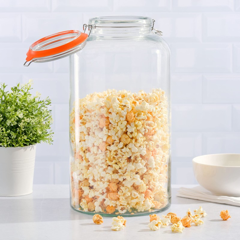 Gibson Home Alpha 2.4 Gallon Glass Canister
