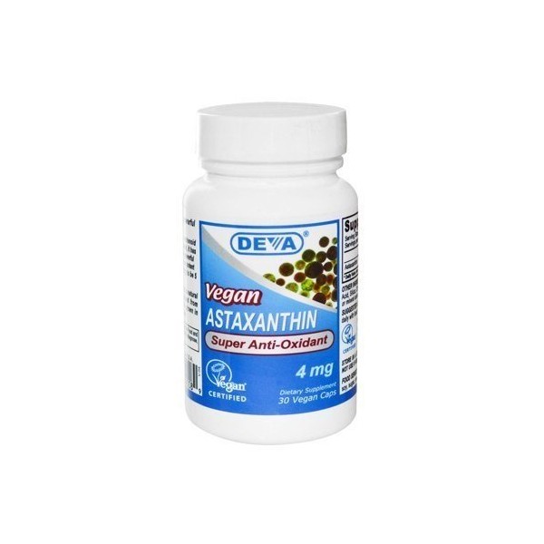 Deva Vegan Vitamins Astaxantin 4Mg Vegan 30 Sgel4