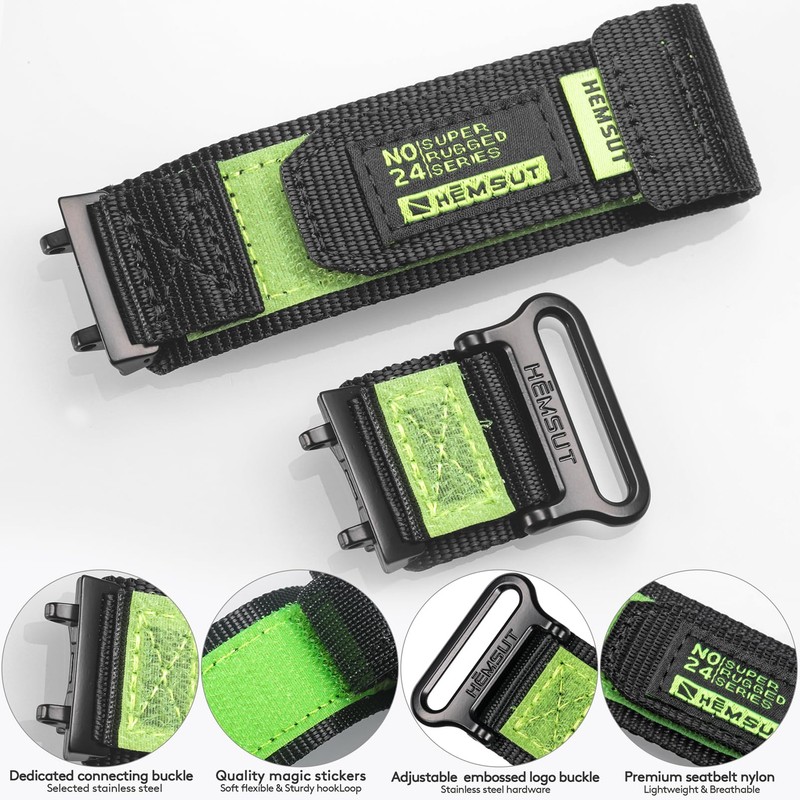 Torbollo Watch Band Compatible with T-Rex 3, Rugged Nylon Watch