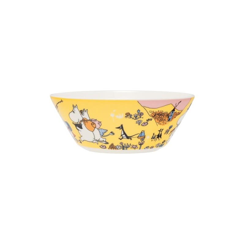 MOOMIN ARABIA 1076288 Classic Family Time Moomin Dish, Bowl, Plate,