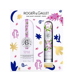 ROGER & GALLET | Tea Leaf Gift Set | | 1 fl oz Fragrant Water | 1 oz Hand & Nail Cream | Limited Edition