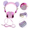 OSALADI Child Headset Boys and Girls Cartoon Headphones Long for