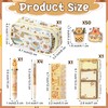 GwaOery Capybara Pencil Case Multi-Layer Stationery Set Multifunctional Pencil Pouch