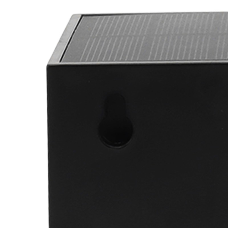 Solar Square Wall Light Wiring Free Intelligent Light Control Fence