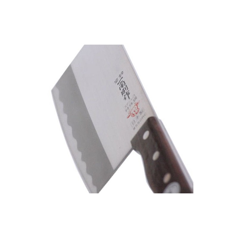 Toginon 一角別作 ローズ柄 角形中華包丁 180mm 550RC