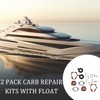 ALL-CARB 2 Pack Carb Repair Kits with Float Replacement for