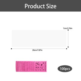 100-Pack Professional Non Woven Wax Strips，waxing Strips,，apply To Hair Removal On Body And Face