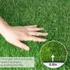 Striped Artificial Grass Turf Indoor Outdoor Rug 2FTX45FT, Fake Grass
