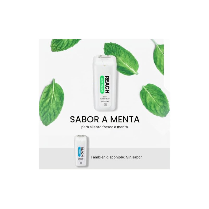 Reach Mint Waxed Floss, 200 Yd Pack of 1