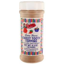 Bolner's Fiesta Extra Fancy Sweet Tooth Topping (for Ice Cream, Coffee, Breakfast Treats and more), 6.5 Ounce Shaker