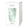 Tea Forte Double-Walled Ceramic Kati Cup, Removable Stainless Steel Infuser
