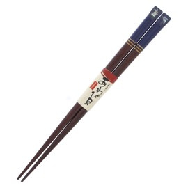 箸 貝細工 アワビ 彩 うさぎ 木製 (天然木) 漆 塗装 青 18cm