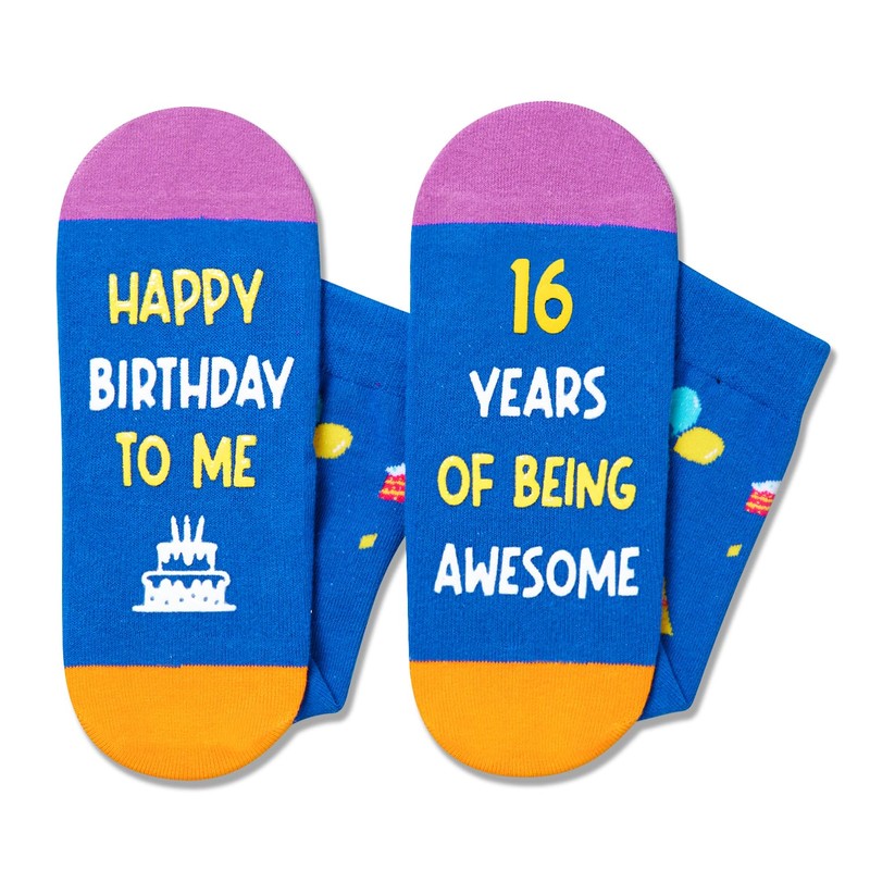 Zmart 16th Birthday Gift Ideas Socks - 16th Birthday Socks