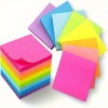 300pcs Vibrant 6-Color Sticky Notes Memo - Student/School