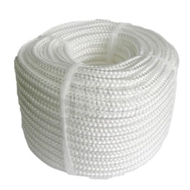 Plastic Rope Polypropylene 20MX6MM Adjustable White