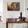 Framed Jesus and Lion Canvas Wall Art Decor Picture of