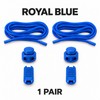 Elastic No-Tie Shoelaces with Button Lock – Stretch Round Laces