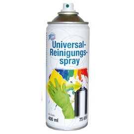 Universal-Reinigungsspray – Lösungsmittelfrei – Anwendbar auf allen Flächen, Textilien und Teppichböden – Zum Entfernen von Farben, Klebern, Fettflecken etc. – 400-ml-Dose – C334851