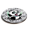 1 x Round Coaster - Happy Panda Cartoon Bamboo Cork